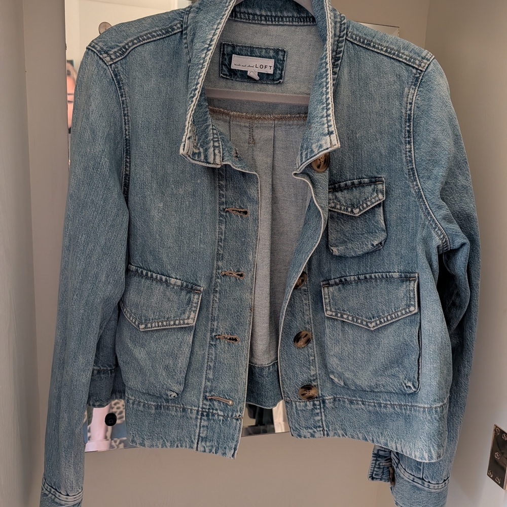 LOFT Light Blue Denim Jacket